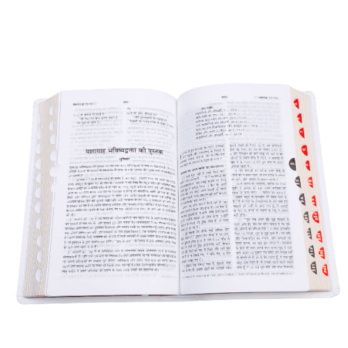 The Holy Hindi – 2023 PU Amity Index Bible | Best Index Hindi Bible | Hindi – O.V. PU Series (Amity) – White
