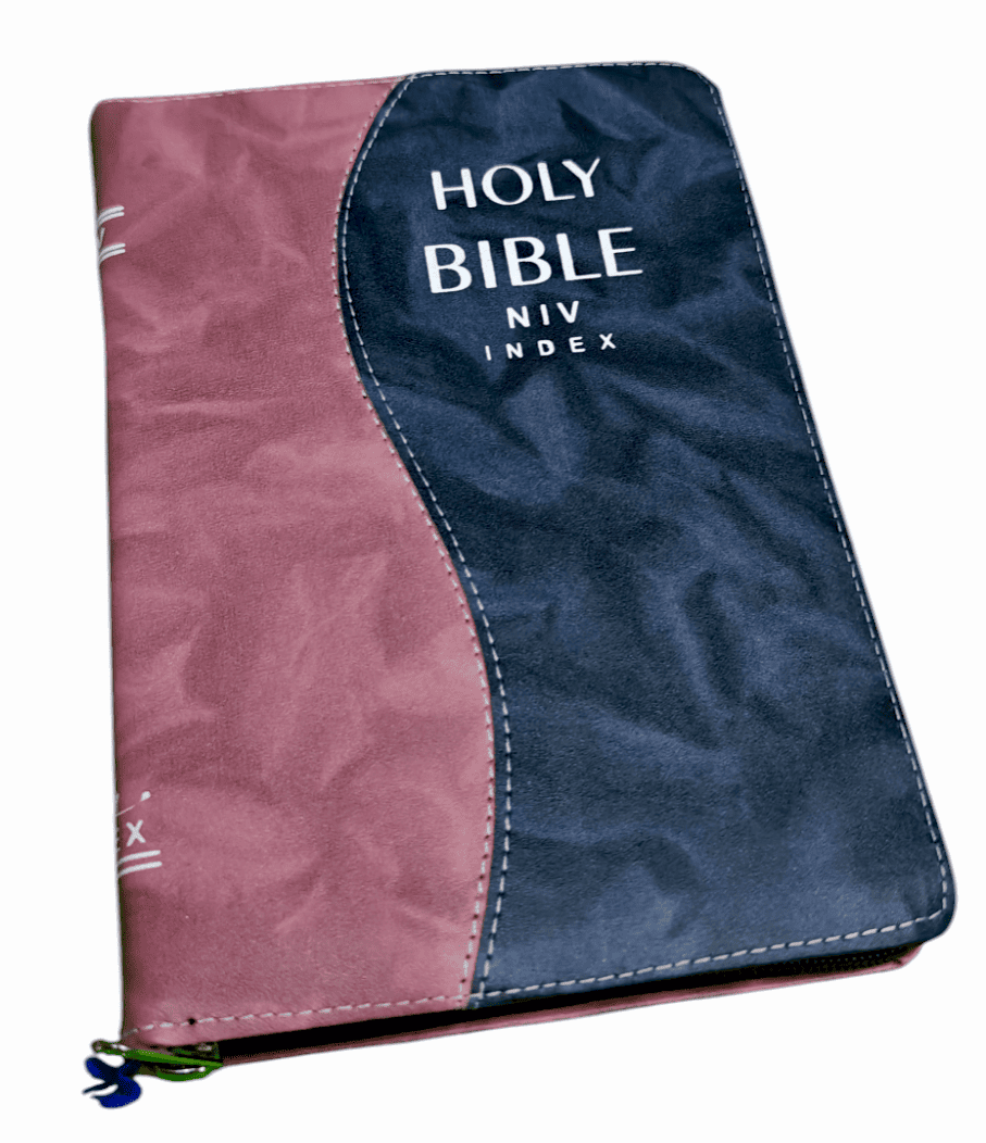 "NIV English Bible with Zip Cover – Premium Quality and Durable Design"