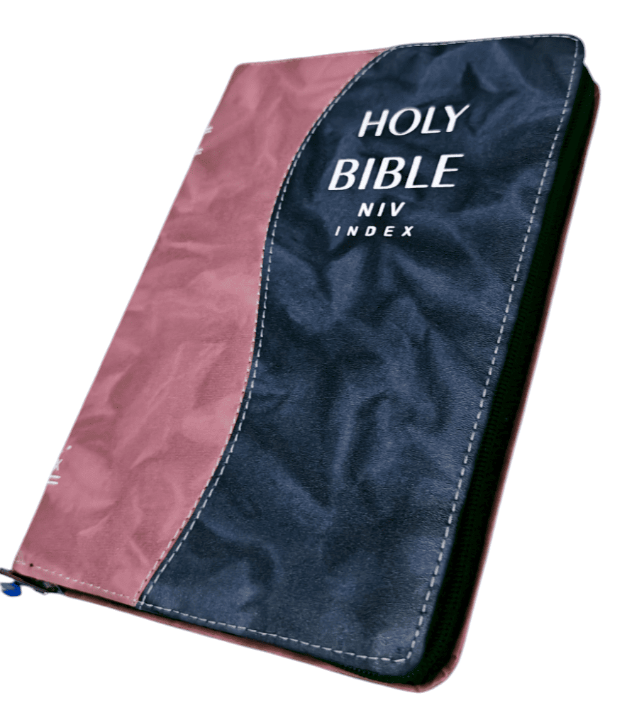 "NIV English Bible with Zip Cover – Premium Quality and Durable Design"