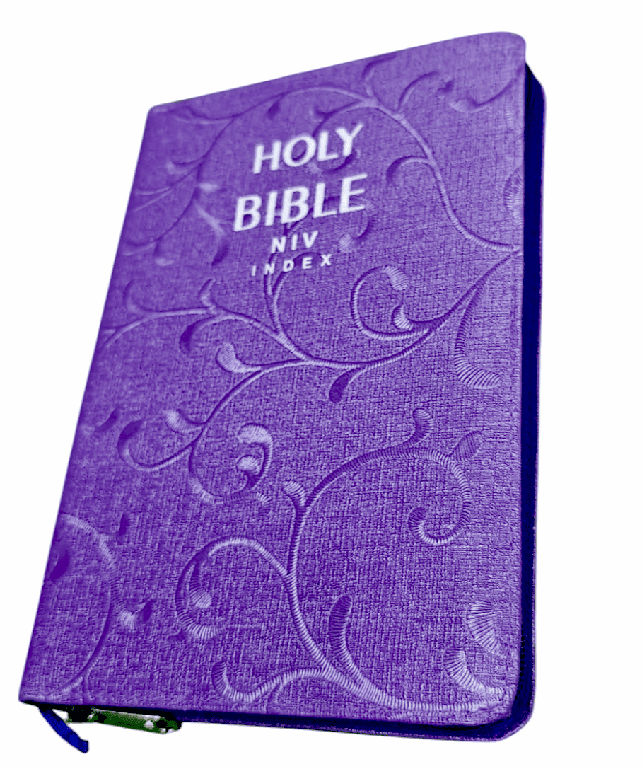 "NIV English Bible with Zip Cover – Premium Quality and Durable Design"