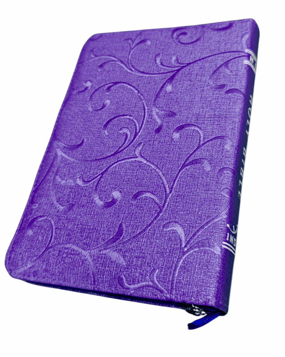 "NIV English Bible with Zip Cover – Premium Quality and Durable Design"