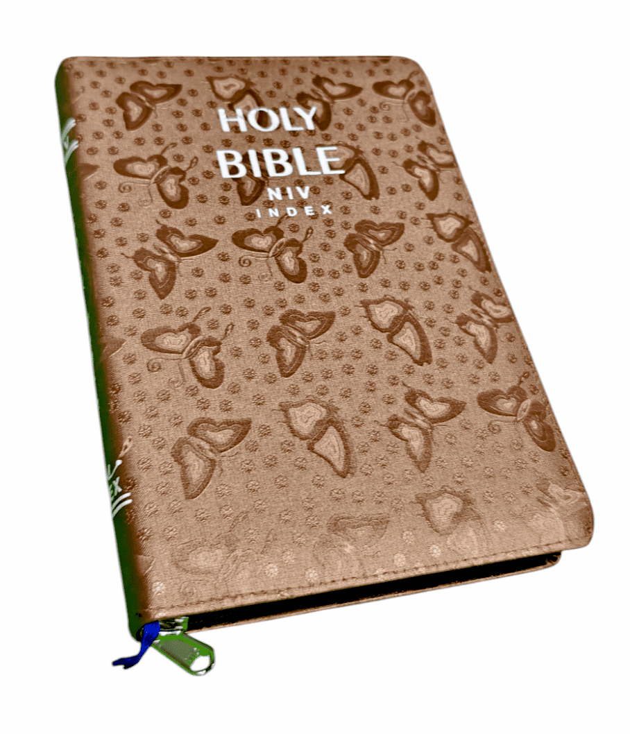 "NIV English Bible with Zip Cover – Premium Quality and Durable Design"