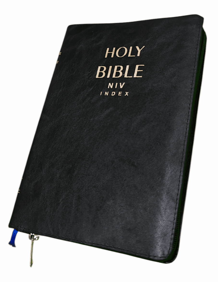 "NIV English Bible with Zip Cover – Premium Quality and Durable Design"