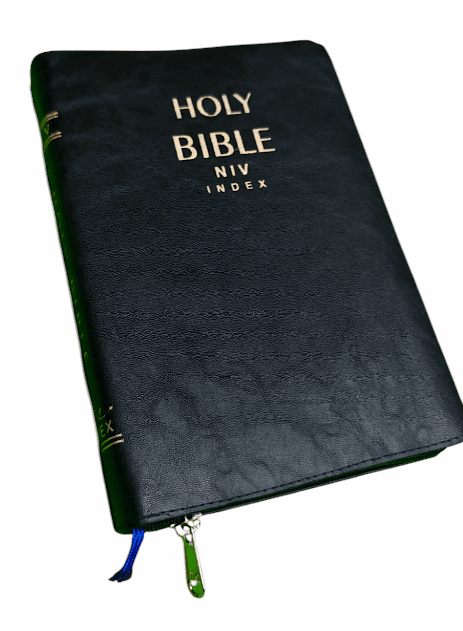 "NIV English Bible with Zip Cover – Premium Quality and Durable Design"