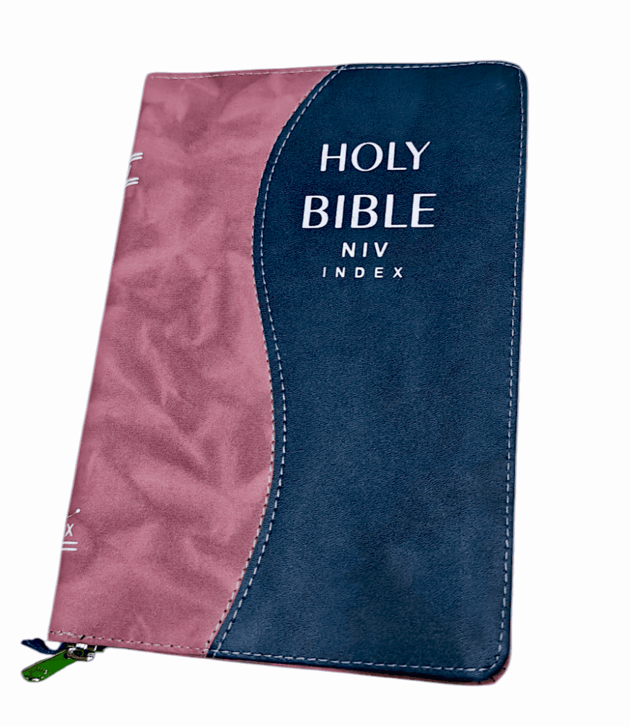 "NIV English Bible with Zip Cover – Premium Quality and Durable Design"