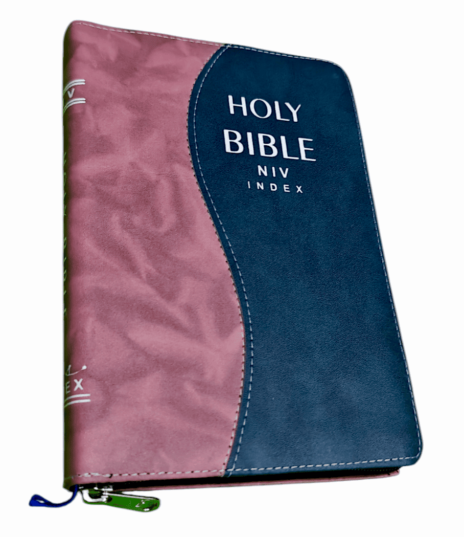 "NIV English Bible with Zip Cover – Premium Quality and Durable Design"