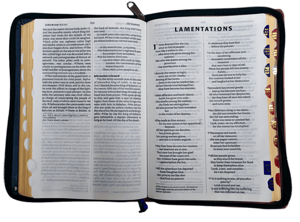 "NIV English Bible with Zip Cover – Premium Quality and Durable Design"