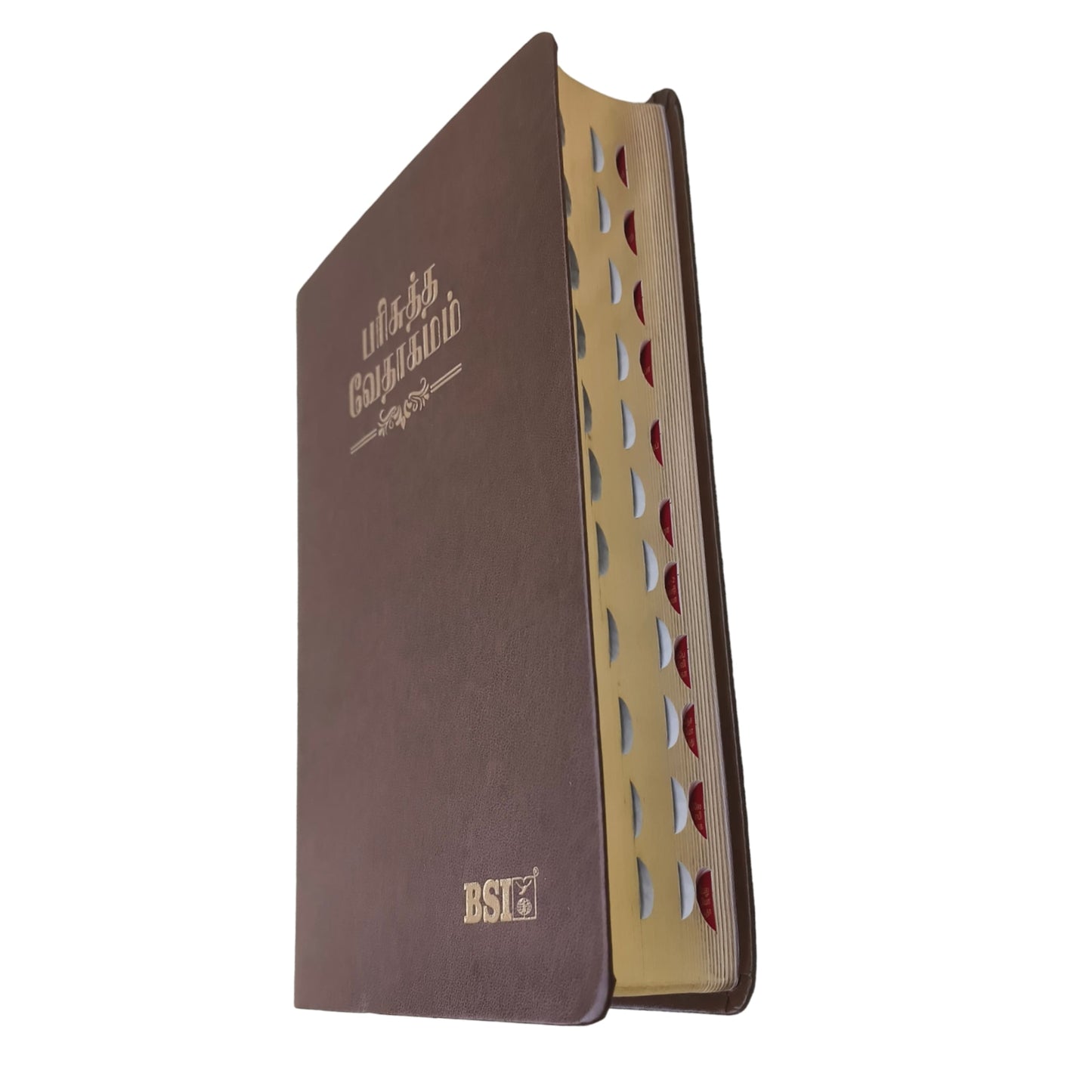 Wedding Bible BSI | in Pure Multiple Color Edition | Thumb Index | Amity Edition |  Golden Edge | Medium Size | With Attractive Design | In Tamil