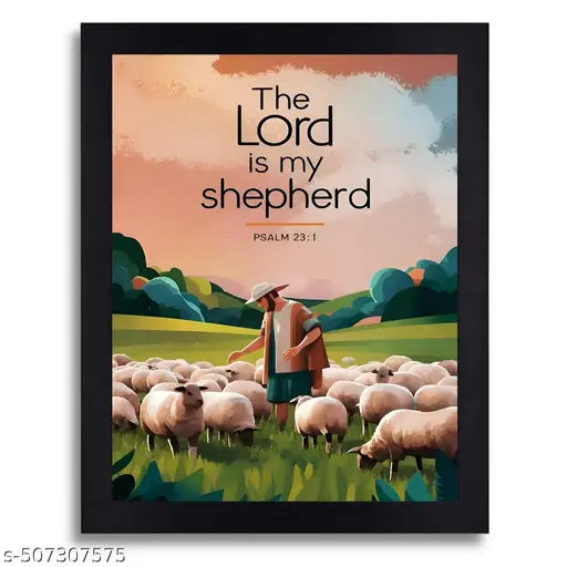 Psalm 23:1 Christian Wall Art