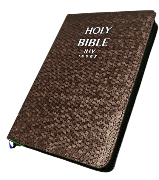 "NIV English Bible with Zip Cover – Premium Quality and Durable Design"