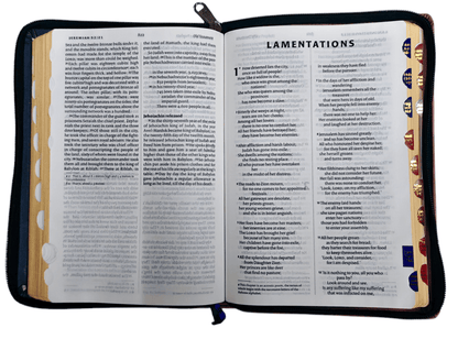"NIV English Bible with Zip Cover – Premium Quality and Durable Design"