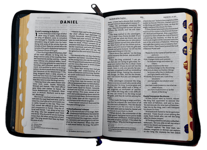 "NIV English Bible with Zip Cover – Premium Quality and Durable Design"