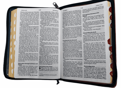 "NIV English Bible with Zip Cover – Premium Quality and Durable Design"