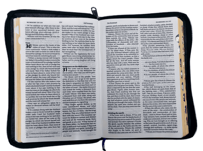 "NIV English Bible with Zip Cover – Premium Quality and Durable Design"