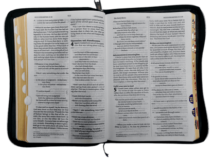 "NIV English Bible with Zip Cover – Premium Quality and Durable Design"