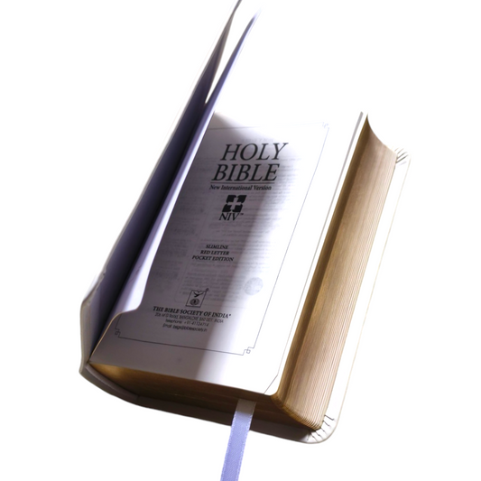 NIV Bible Slimline Bible | Red Letter In Side the Bible | Pocket Size Edition | In English | Golden Edge Bible | In Multiple Color