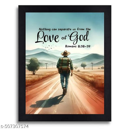 Romans 8:38-39 Christian Wall Frame