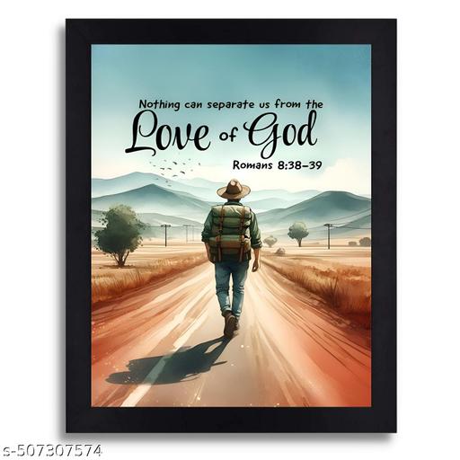 Romans 8:38-39 Christian Wall Frame
