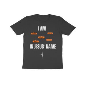 Kids Half Sleeve Round Neck T-Shirt ( I AM )