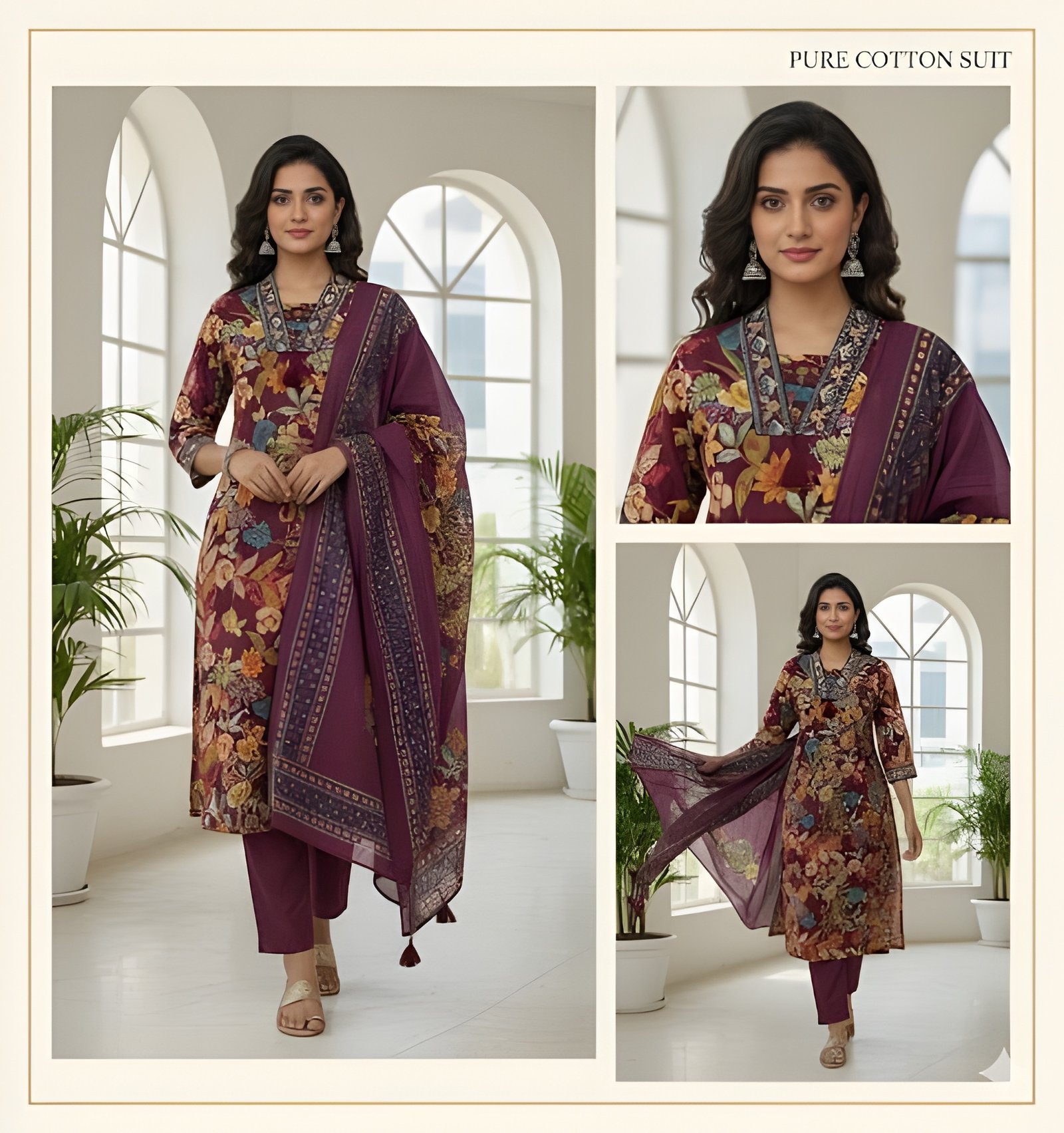 Graceful Pure Cotton K4880 — Stylish & Comfortable Women’s Wear graceful pure cotton k4880 — stylish & comfortable women’s wear