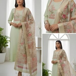 graceful poly silk full suit – style k41230 | elegant festive wear (m, l, xl, xxl)