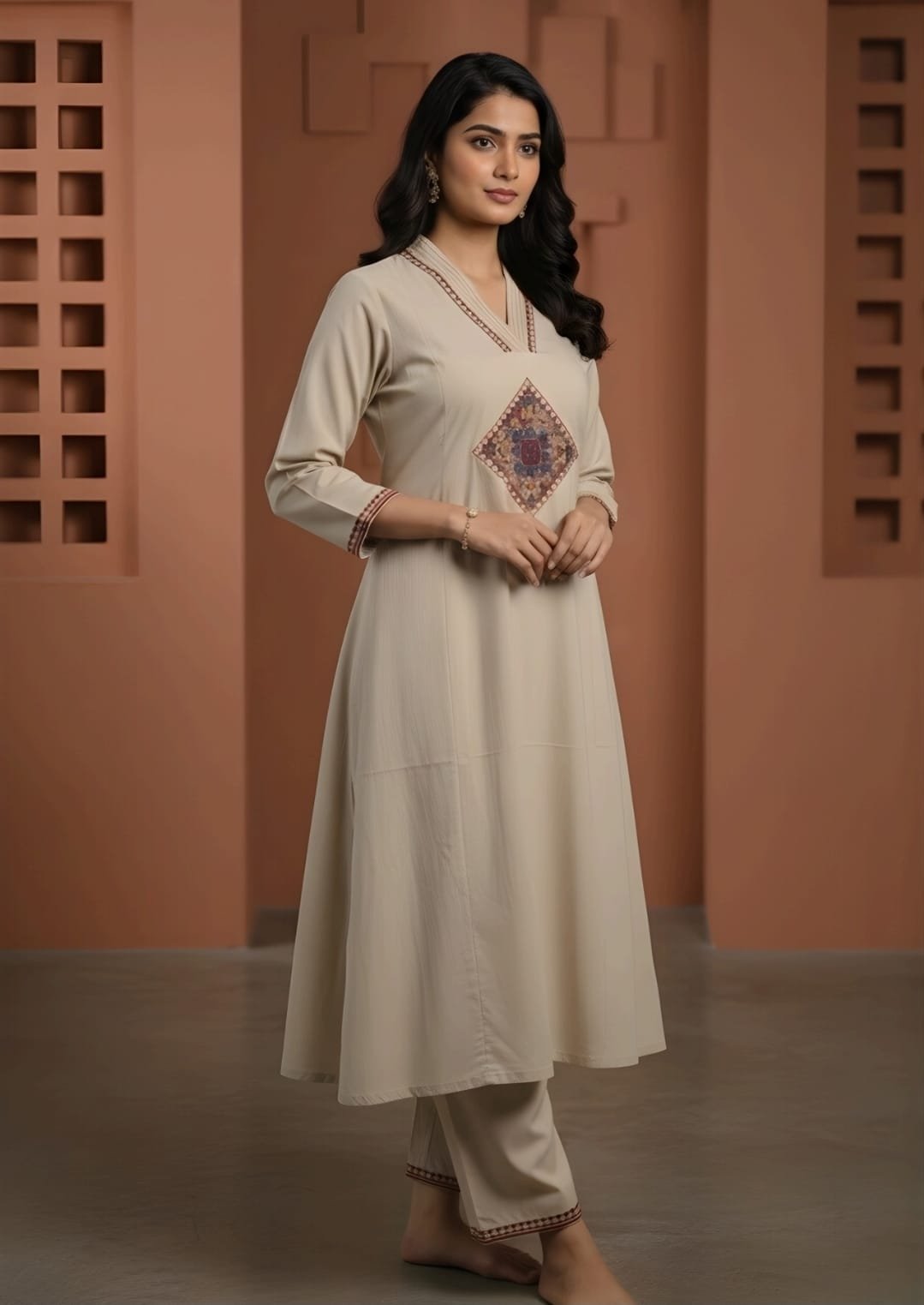 β¨ Elegance in Every Detail β Pure Dabhu Cotton Set β¨ β¨ elegance in every detail β pure dabhu cotton set β¨