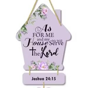 vastva bible verse wall hanging for home decor | mdf wooden bible quotes wall art | christian religious wall decoration for home, office & prayer room