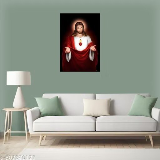 god jesus self adhesive vinyl wall sticker for home, bedroom, living room & prayer room decoration – 47.5 × 32.5 cm (without frame) god jesus self adhesive vinyl wall sticker for home, bedroom, living room & prayer room decoration – 47.5 × 32.5 cm (without frame)