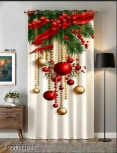 luxury 3d digital printed polyester curtains for living room, bedroom, hall & home décor