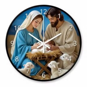 decorative wall clock for home decor | stylish round wall clock for living room, bedroom, office & modern interior decoration