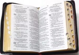 holy bible in hindi – small size pocket bible with index | portable hindi christian scripture book for daily reading, prayer and gifting