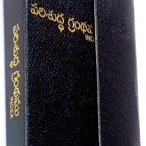 holy bible telugu – purse type pocket size with index | portable telugu bible for daily prayer, reading and worship