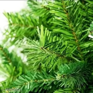 artificial christmas tree 5 feet tall with metal stand, festive decorative tree for home, office, living room and christmas celebrations